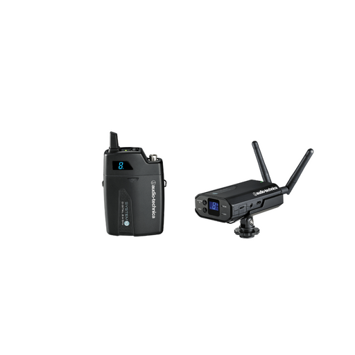 Audio-Technica ATW-1701 System 10 Digital Camera-Mount Wireless Lavalier Microphone System with No Mic
