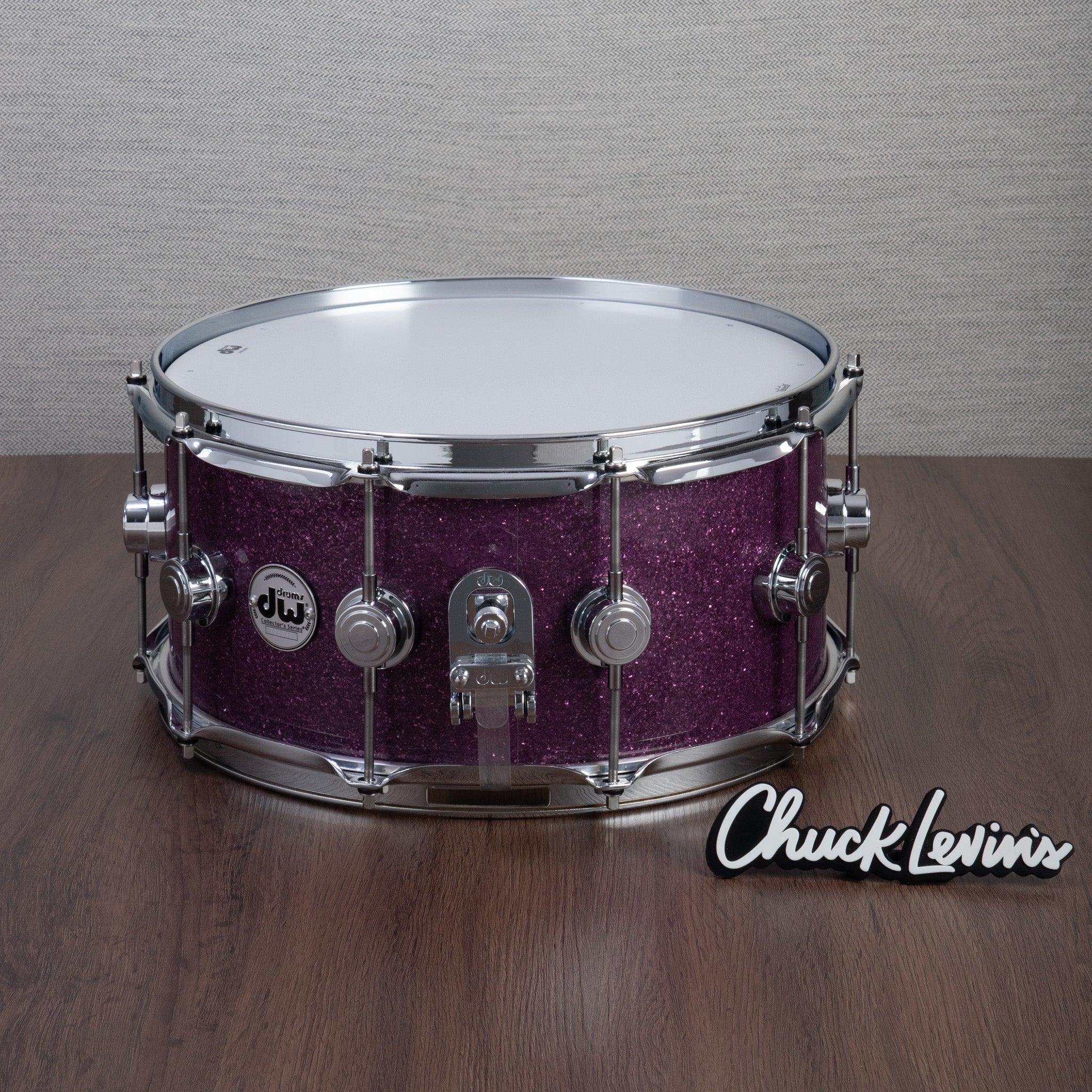 DW 6.5 x 14-Inch Collector Series 333 Maple Snare Drum - Purple