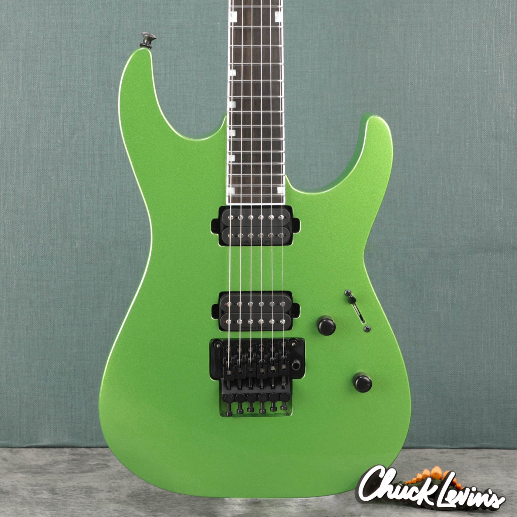 ESP USA MII Deluxe FR Electric Guitar - Lizard Spit Green Metallic