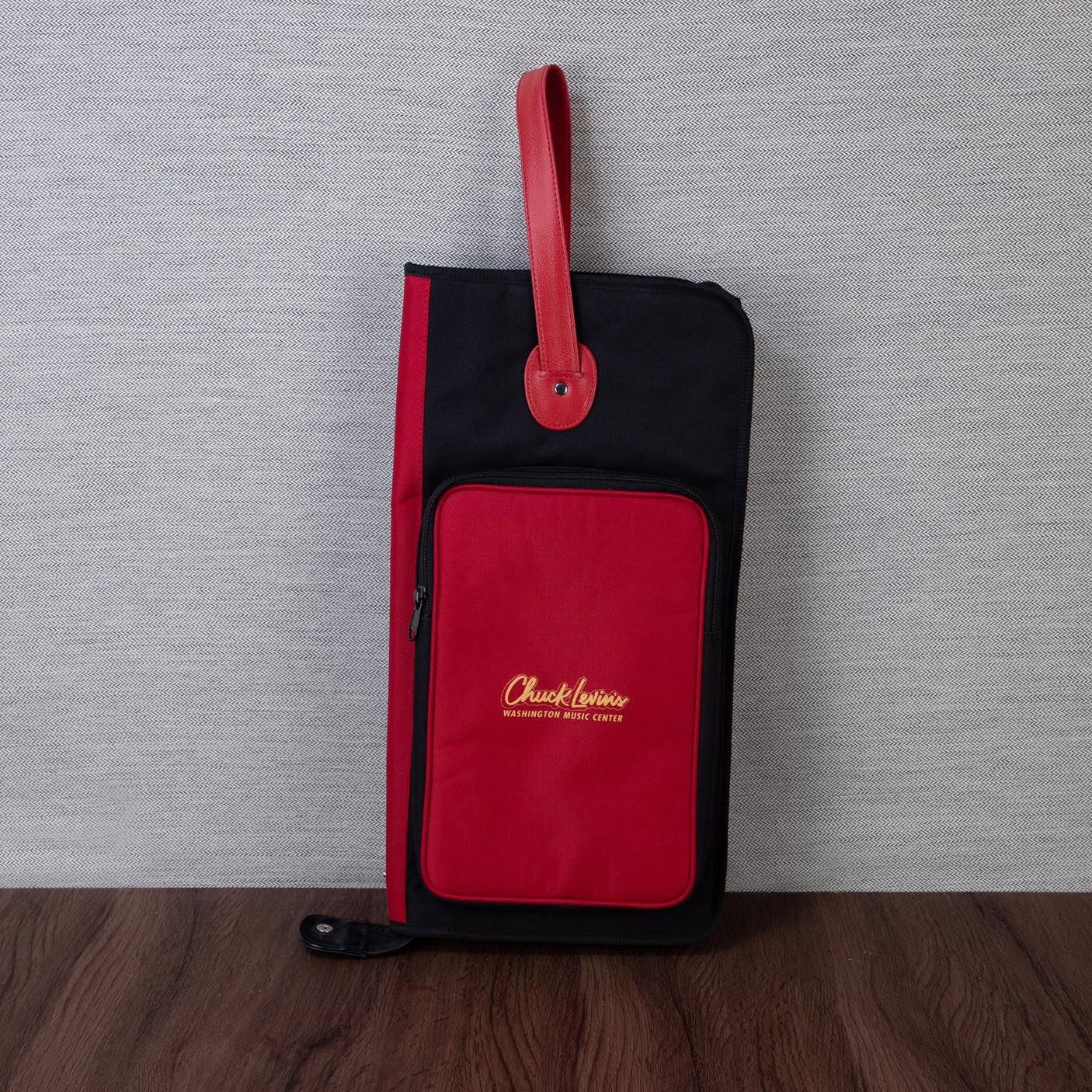 Gard Nylon Drumstick Bag - Black with Red Accent - CHUCKSCLUSIVE
