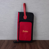 Gard Nylon Drumstick Bag - Black with Red Accent - CHUCKSCLUSIVE