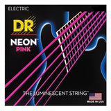 DR Strings NPE-9 Electric Guitar Strings - Pink