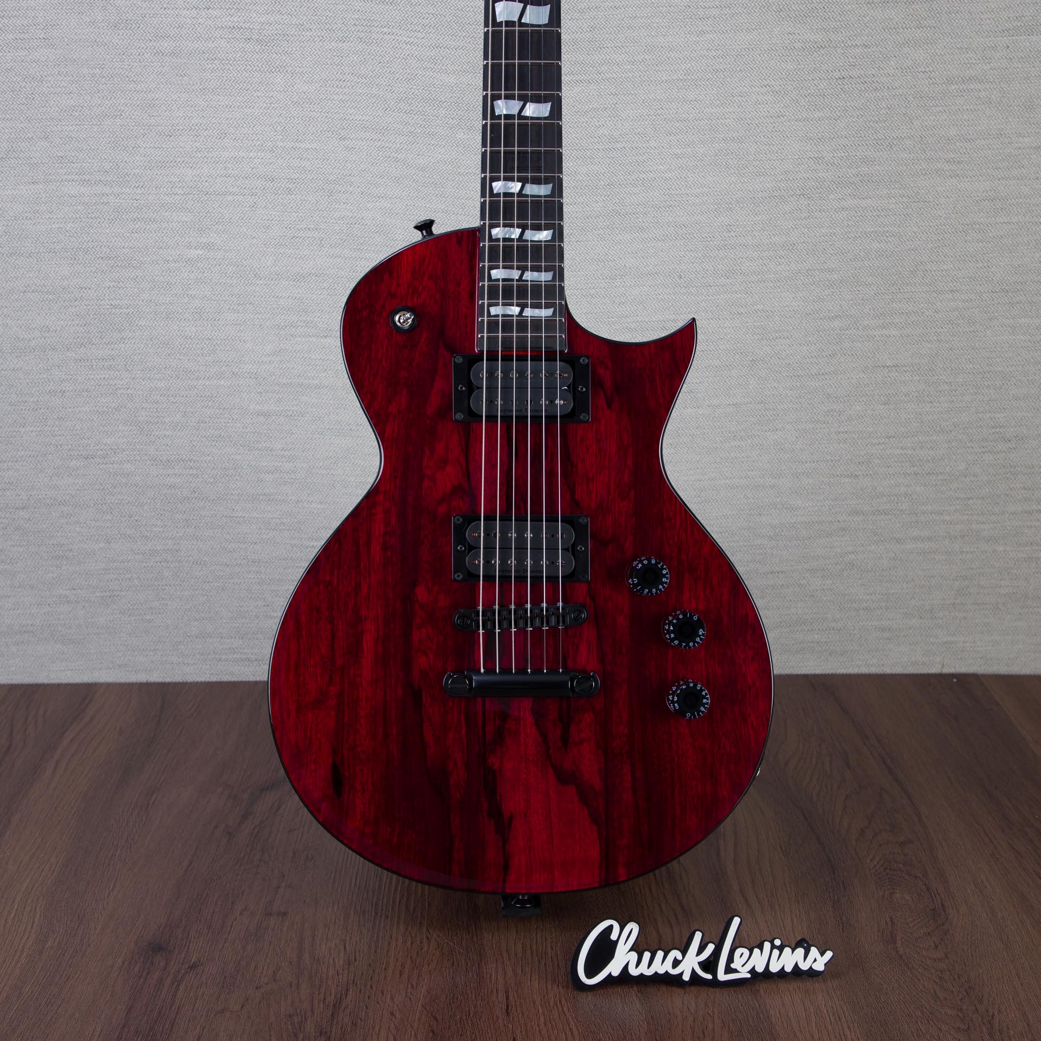 ESP USA Limited Edition Eclipse Electric Guitar - Black Limba