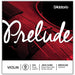 D'Addario Prelude Single G Violin String - 3/4 Scale Medium Tension J814 3/4M