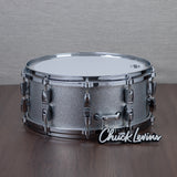 Yamaha 6 x 14-Inch Absolute Hybrid Maple Snare Drum - Silver Sparkle