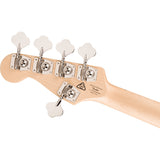 Squier Affinity Series Active Jazz 5-String Electric Bass Guitar - Black Metallic