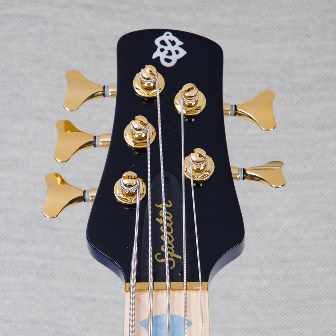 Spector Euro 5 LT Poplar Burl Over Ash 5-String Electric Bass Guitar - Faded Light Blue Gloss - CHUCKSCLUSIVE - #]C121NB23331