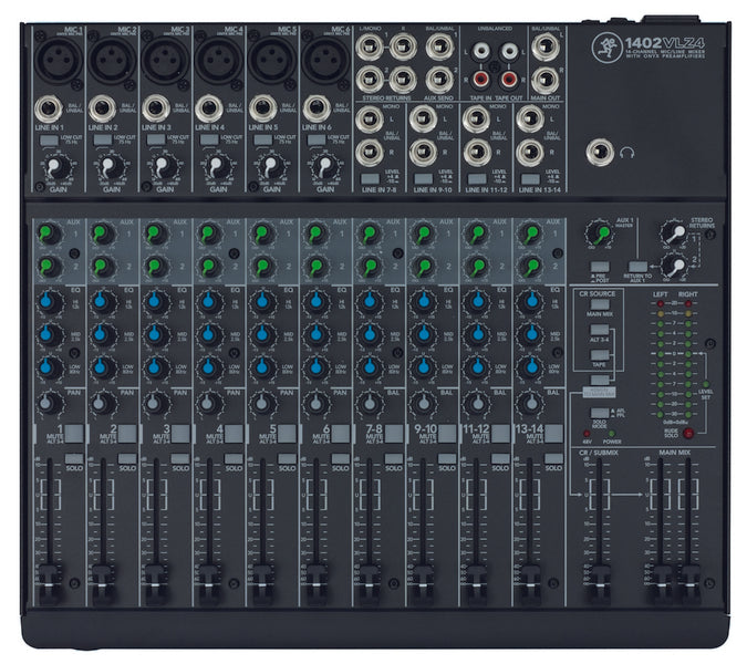 Mackie 1402VLZ4 14 Channel Compact Analog Mixer - New