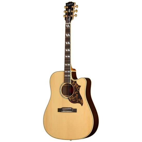 Epiphone Humingbird Deluxe EC Reissue Acoustic Electric Guitar - Natural