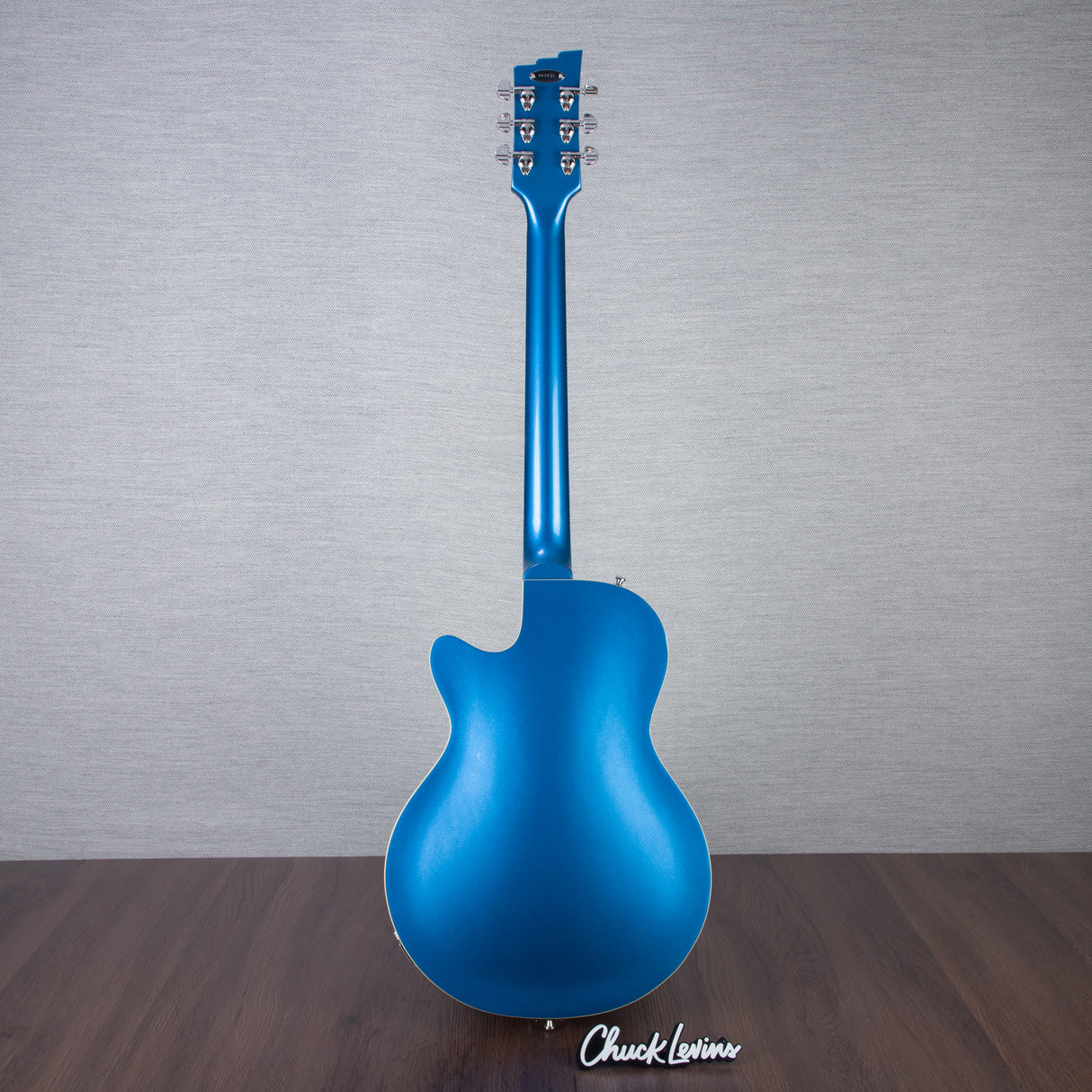 Duesenberg Alliance Series Mike Campbell 30th Anniversary Semi-Hollow Electric Guitar - Blue and White Metallic