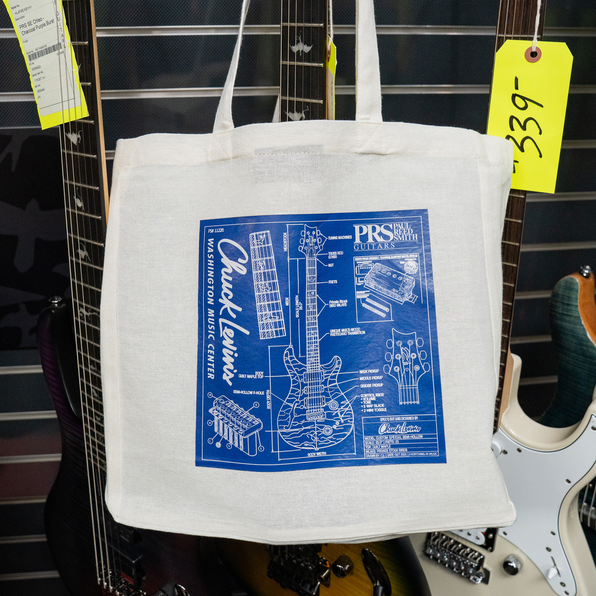 Chuck Levin's x PRS Guitars Limited Edition Tote Bag