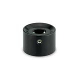 Barefoot Buttons V1 Tall Boy Footswitch Button, Black - For Common 3PDT Switches