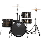 Ludwig Pocket Kit Complete 4-Piece Beginners Drum Set - Bronze Swirl