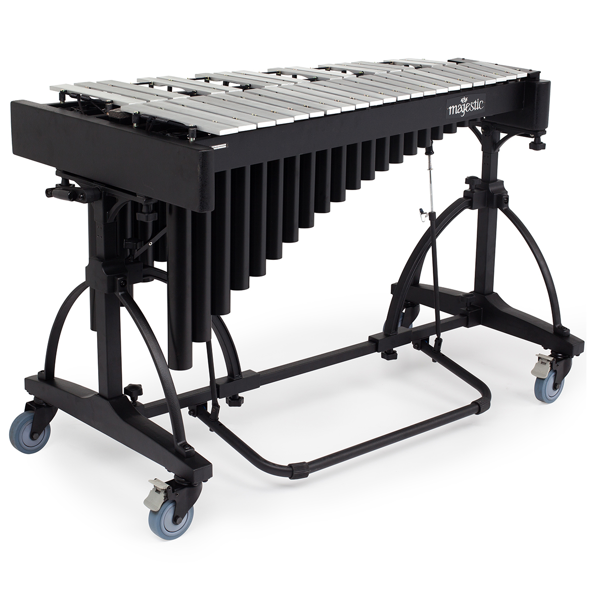 Majestic Percussion 3 Octave Silver Concert Vibraphone - Motorless