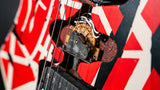 EVH Striped Series Frankie Relic Electric Guitar - Red with Black Stripes - New