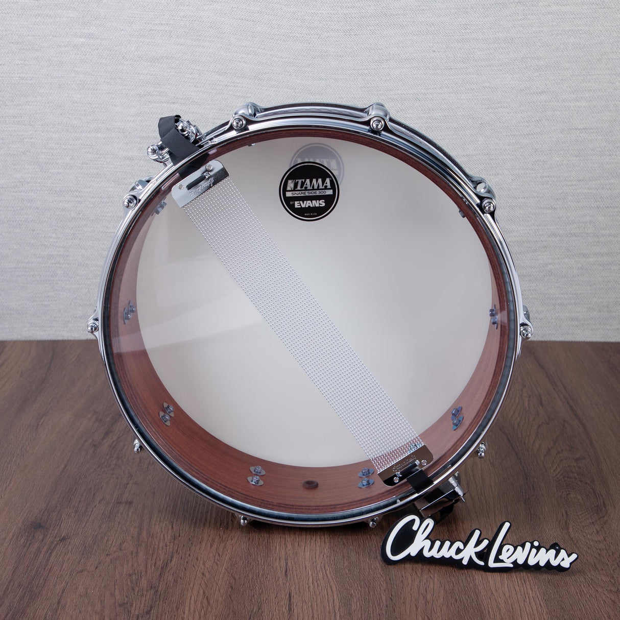 Tama 4 x 14-Inch Starclassic Bubinga Snare Drum - Volcanic Red Burst