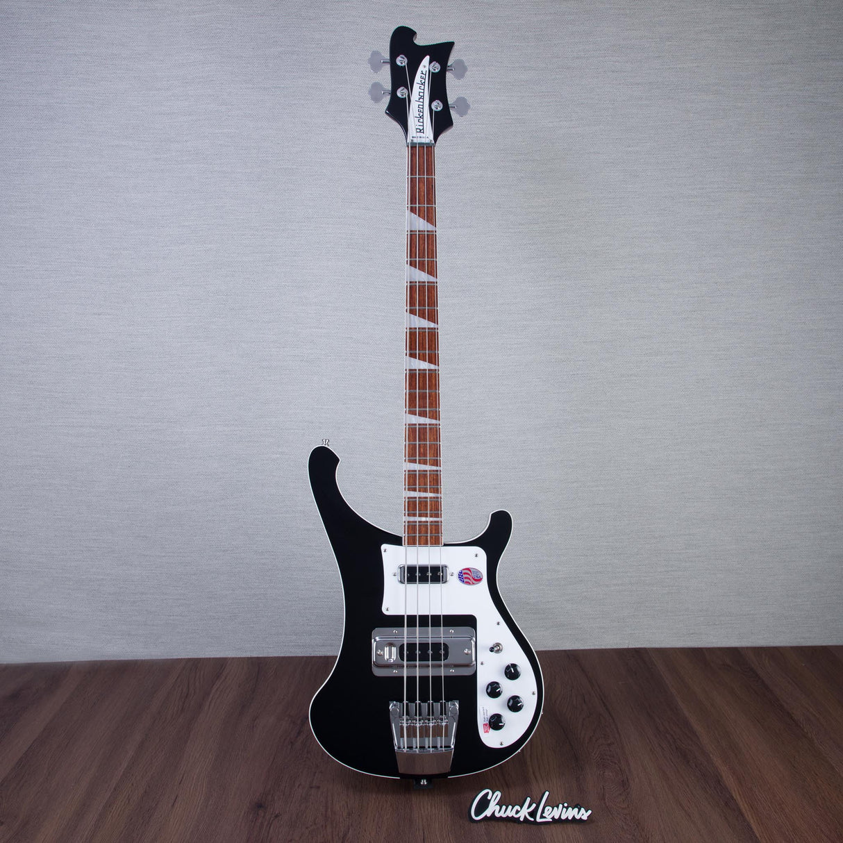 Rickenbacker 4003 4 String Electric Bass Guitar - Jetglo Finish - #2537725
