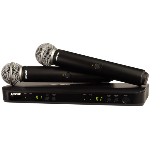 Shure BLX288/SM58 Wireless Dual Vocal System with SM58 - H10 Band