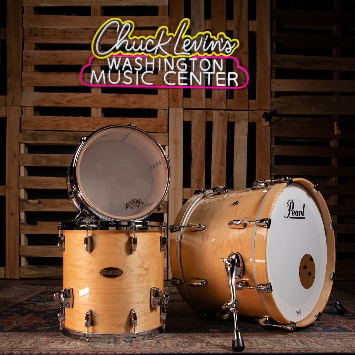 Pearl Masters Maple Pure 3-Piece Shell Pack - Natural Maple Finish