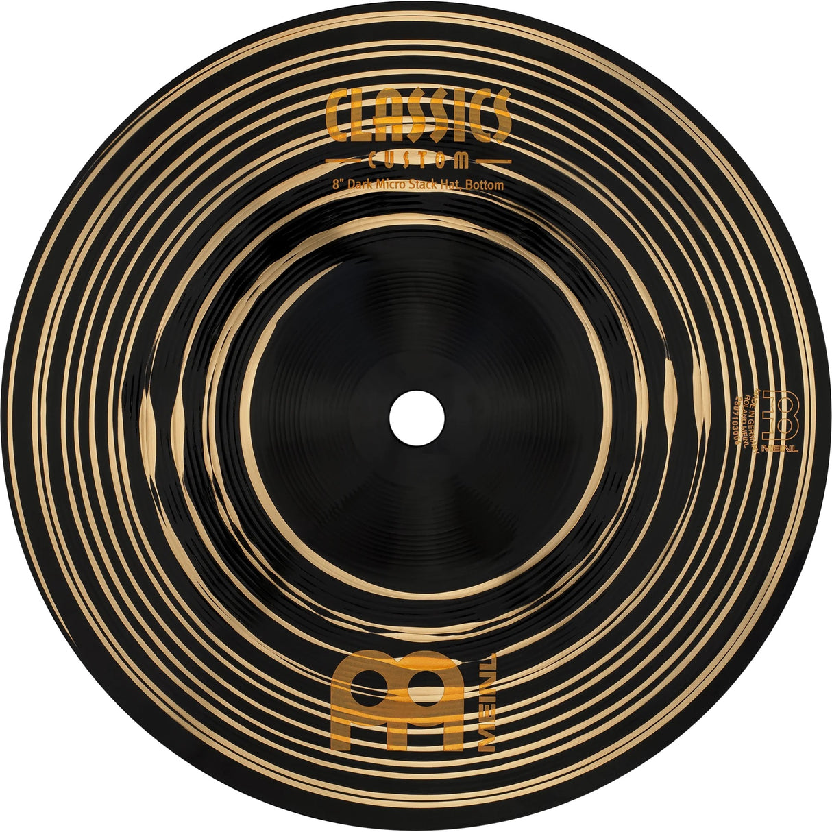 Meinl 8-Inch Classics Custom Dark Micro Stack Mini Hi-Hat Cymbals