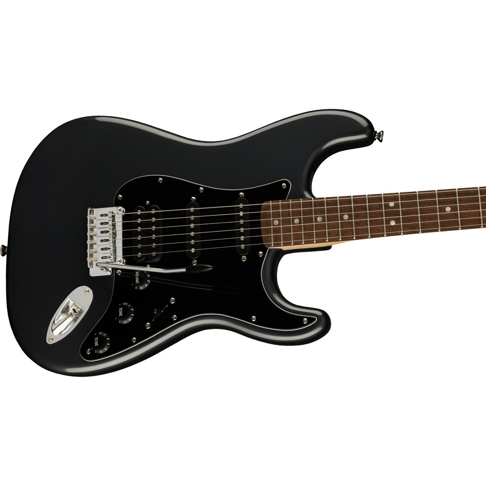 Squier Affinity Series Stratocaster HSS Pack - Charcoal Frost Metallic, Laurel Fingerboard - New
