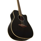 Yamaha FGC-TA Transacousitc Acoustic Electric Guitar - Black