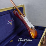 Fender Custom Shop 1955 Stratocaster Electric Guitar Heavy Relic - Faded Violin Burst - #CZ586321