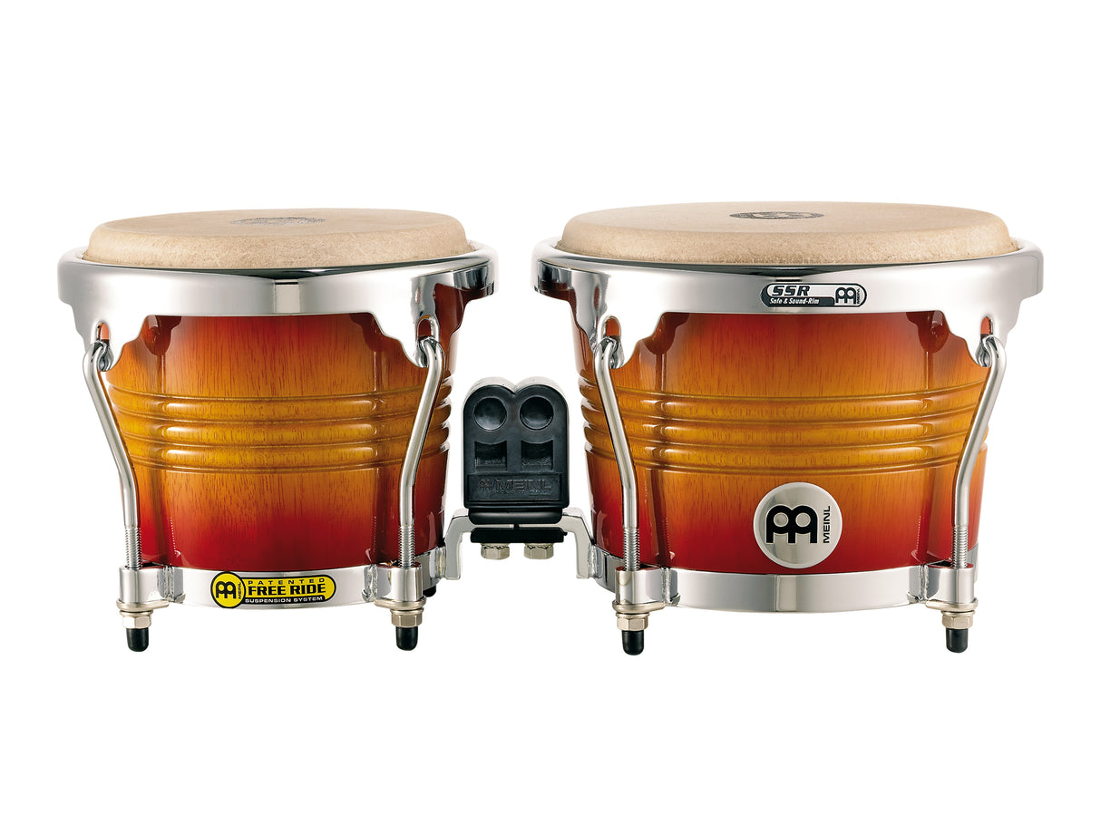 Meinl FWB200ARF Marathon Exclusive Series Wood Bongos Aztec Red Fade