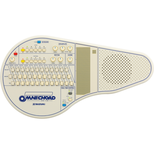 Suzuki OM-108 Omnichord with Power Supply Unit - Open Box, Mint
