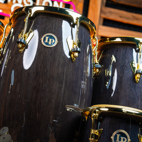 LP 11-Inch Matador Quinto, Siam Oak - Black with Gold Hardware - CHUCKSCLUSIVE