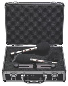 AKG C451B/ST Stereo Matched Pair Of C451B Small-Diaphragm Condenser Microphones