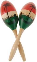 LP CP287 CP Wood Maracas, Medium/Painted