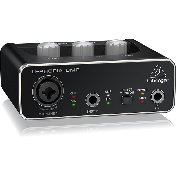 Behringer U-PHORIA UM2 2x2 USB Audio Interface