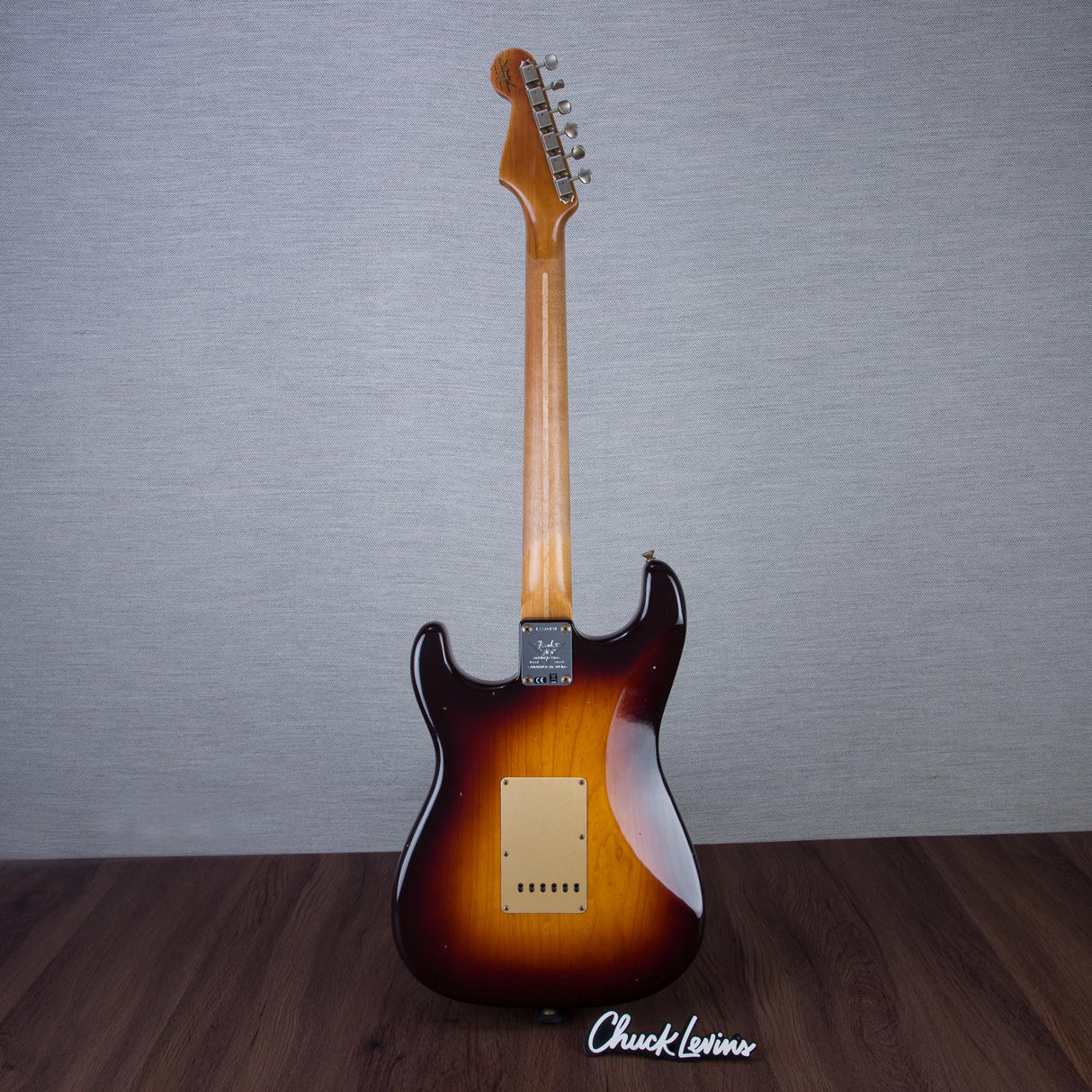 Fender Custom Shop Limited Edition 70th Anniversary 1956 Stratocaster Electric Guitar - Wide Fade Chocolate 2-Tone Sunburst - #LXX0491