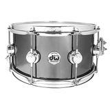 DW Collector's Series 7x13 Black Nickel Over Brass Snare - Chrome Hardware