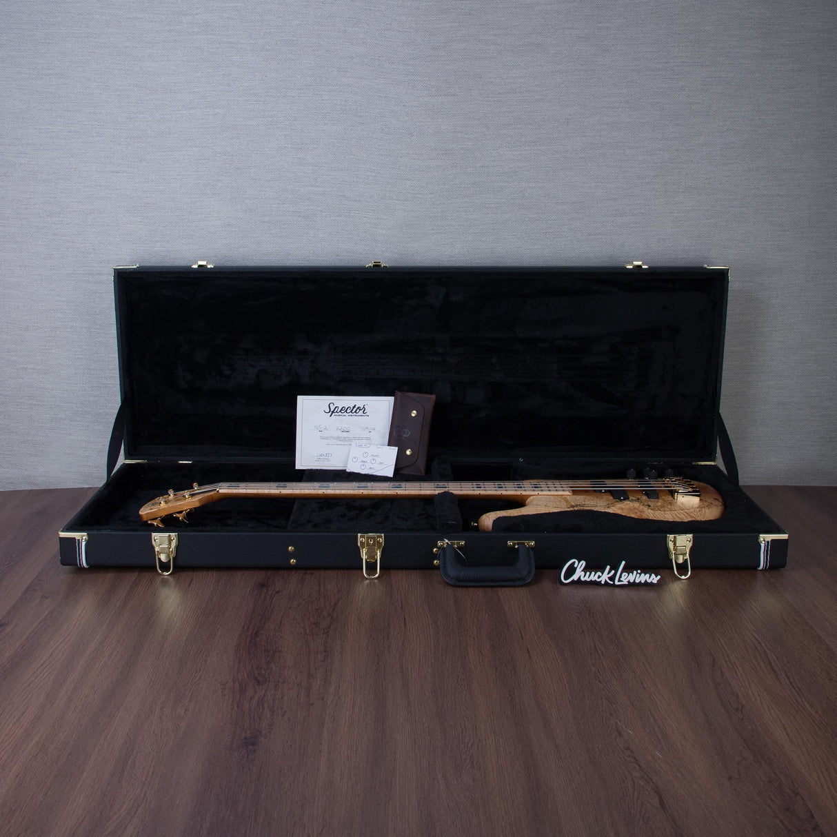 Spector USA Custom NS-2 Electric Bass Guitar - Chestnut Natural - #2200