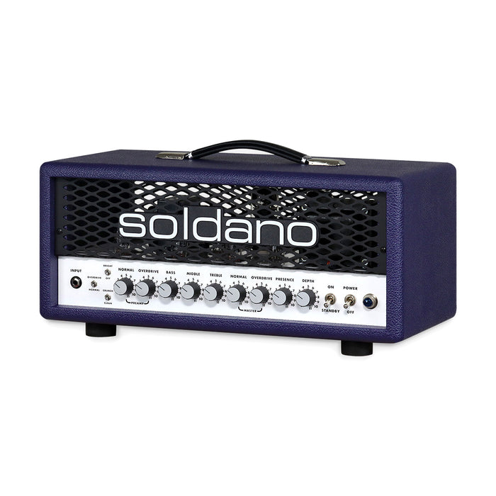 Soldano SLO-30 Custom 30W Tube Amplifier Head - Custom Purple Tolex - Mint, Open Box