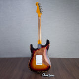 Fender Custom Shop 70th Anniversary '54 Stratocaster Super Heavy Relic - Bleached 3-Tone Sunburst - #XN4328