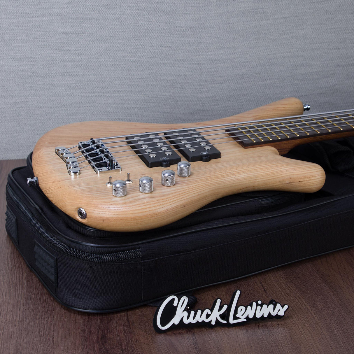 Warwick Pro Series Corvette 5-String Electric Bass Guitar - Natural Transparent Satin - #GPS A 010893-23