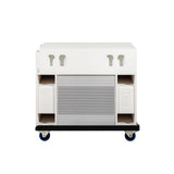 BASSBOSS Sublim8 Column PA Speaker wIth 18-inch Sub - White