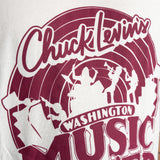 Chuck Levin's Ringer Band T-Shirt - Red, XS - New,XS