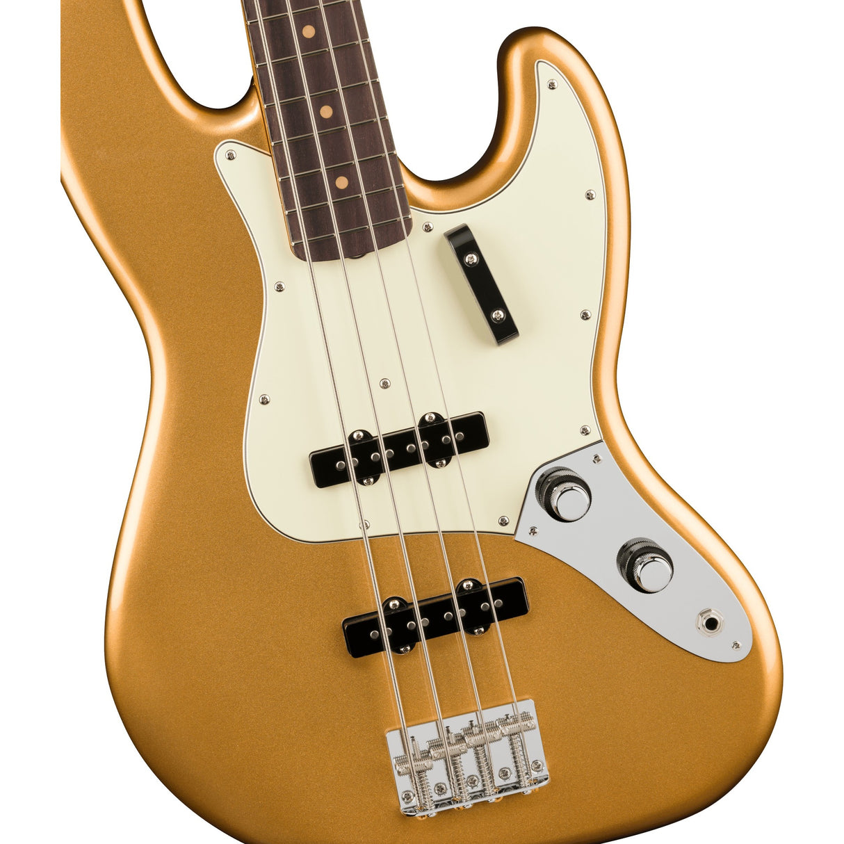 Fender Vintera III Early '60s Jazz Electric Bass Guitar, Rosewood Fingerboard - Aztec Gold