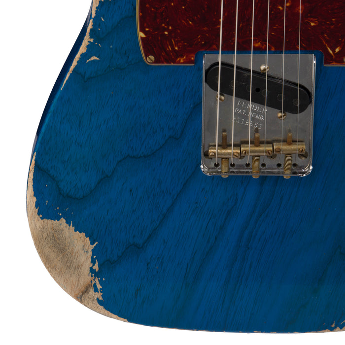 Fender Custom Shop 1950 Esquire Heavy Relic - Sapphire Blue Transparent - CHUCKSCLUSIVE - #R118551