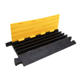 ProX XCP-4CH MK2 4-Channel Rubber Cable Protector Ramp Speed Bump Cover Indoor Outdoor