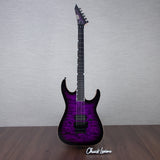 ESP USA M-1 DX Electric Guitar - Dark Purple Sunburst - #US24212 - Mint, Open Box