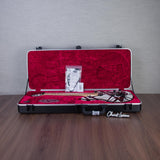 EVH Custom Shop Special Edition Wolfgang Stripes Electric Guitar - White/Black Stripes - #WG17574A