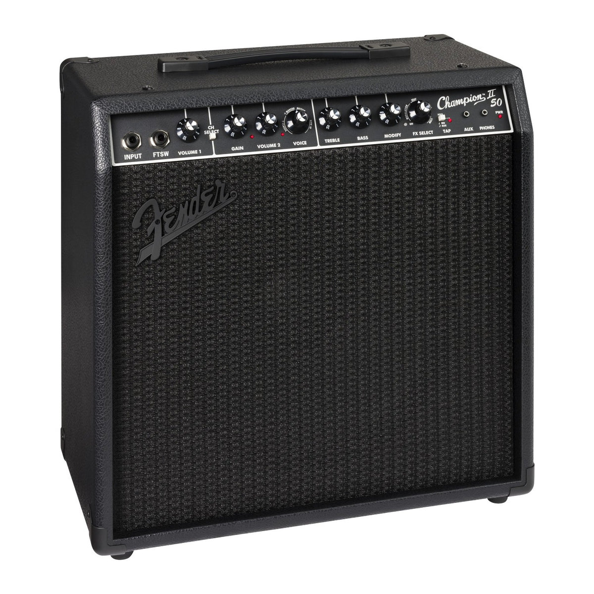 Fender Champion II 50 Blackout 50-Watt 1x12-inch Combo Guitar Amplifier