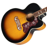Epiphone J-200 Studio EC Acoustic Electric Guitar - Vintage Burst