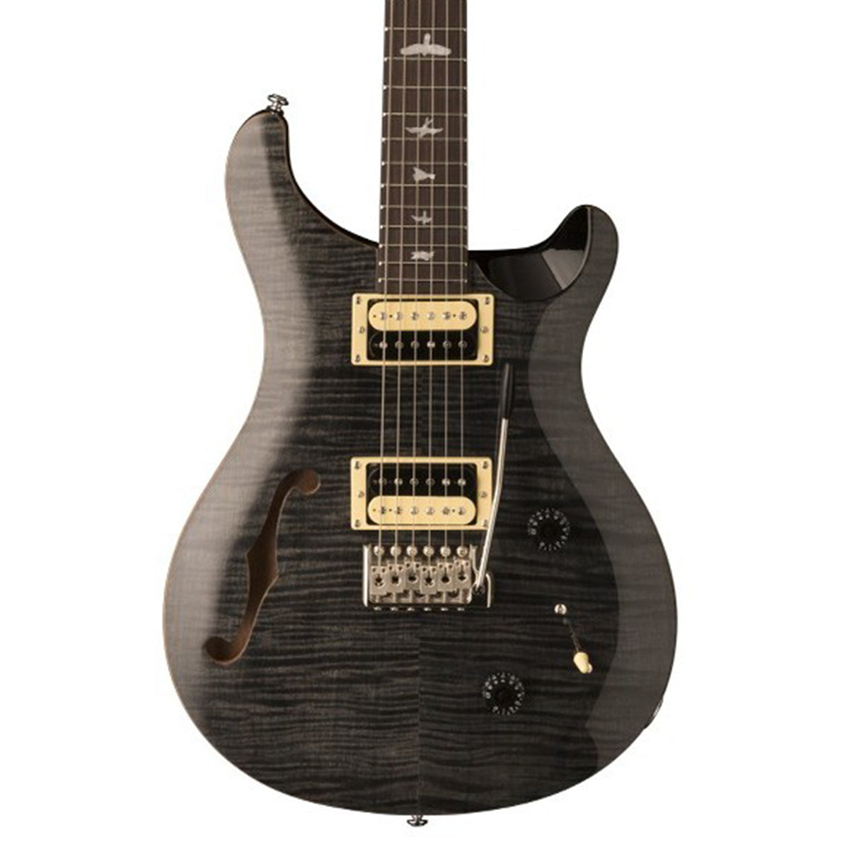 PRS SE Custom 22 Semi-Hollow Electric Guitar - Gray Black – Chuck