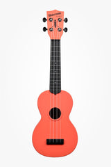 Kala Waterman Soprano Composite Solid Ukulele - Matte Tomato Red - New,Matte Tomato Red